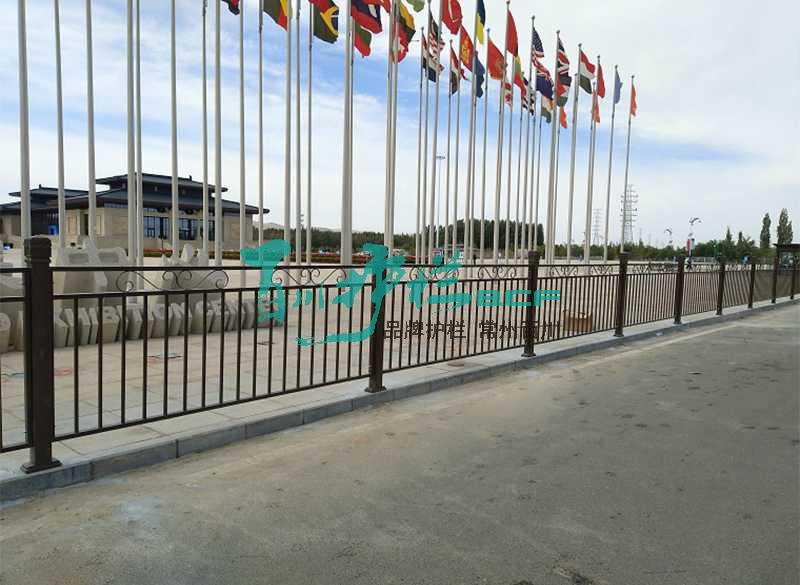 敦煌國際會展中心文化護(hù)欄工程